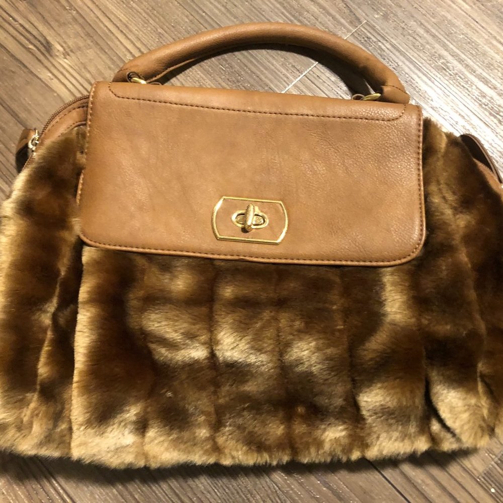 Faux Fur Purse
